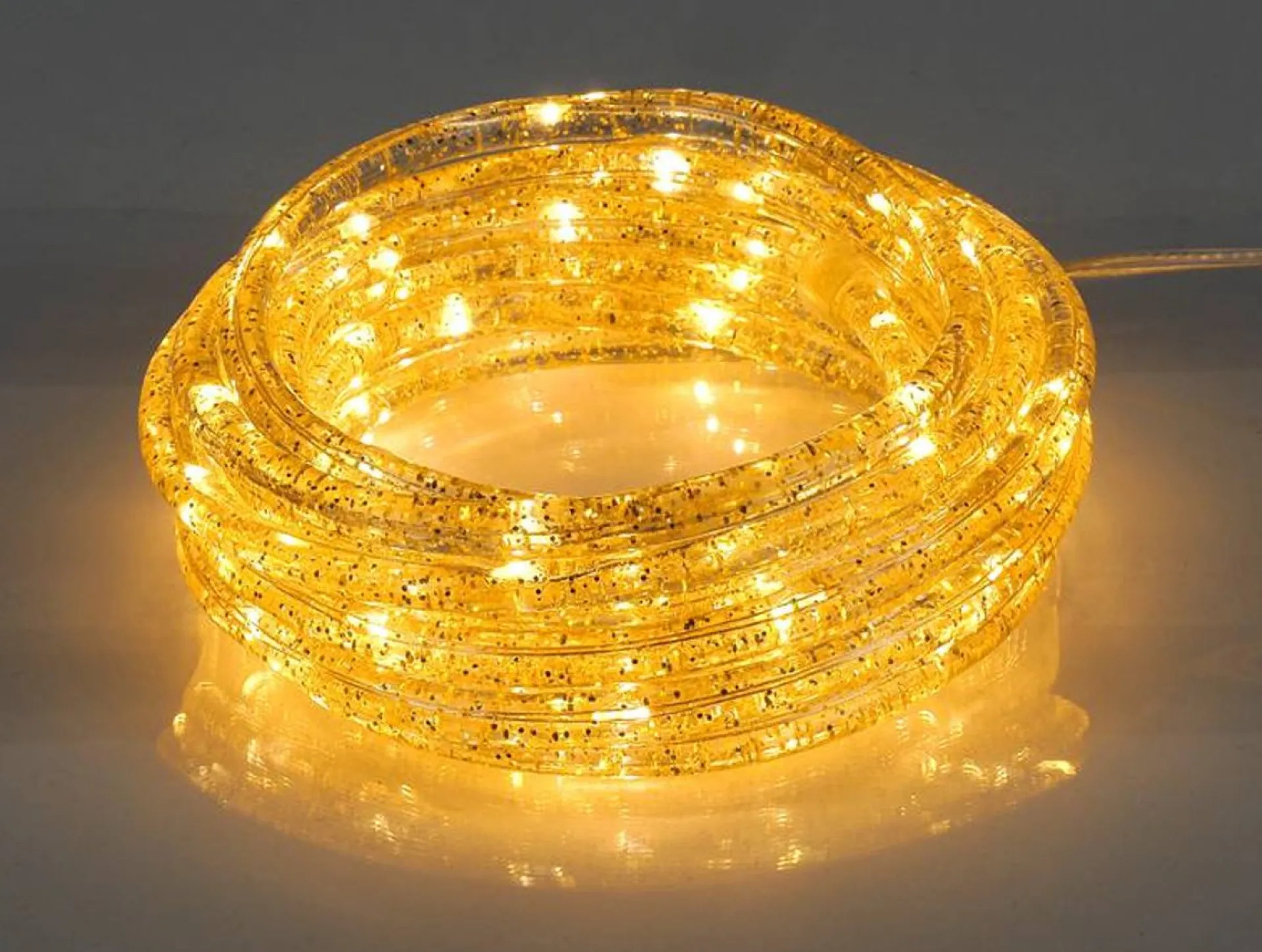 MOON in the room - Decoratiesnoer 72 Led's Met Glitter - Zilver - Warm Wit - Ip44 Best