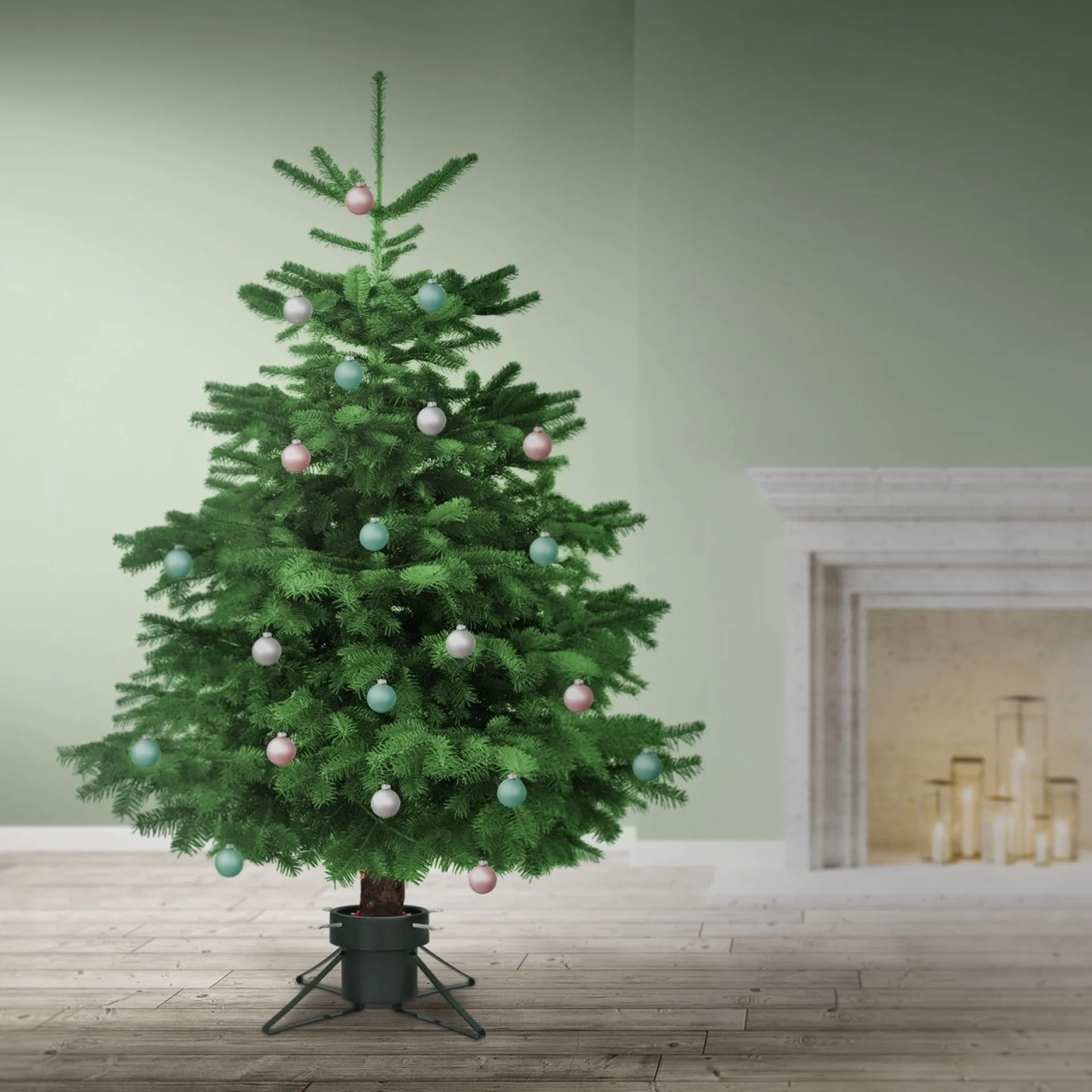 Nampook - Kerstboomstandaard - Groot - Voor Bomen Tot 2,5 Meter - Waterreservoir - Groen Fashion