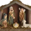 Nampook Kerststallen> Kerststal - 5 Figuren - Kersttafereel