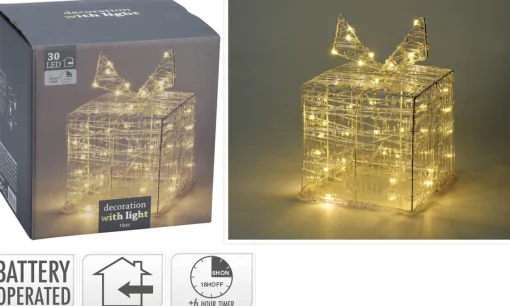 Nampook Kerstverlichting Geschenkdoos - 30 Led - 15Cm Hoog Cheap