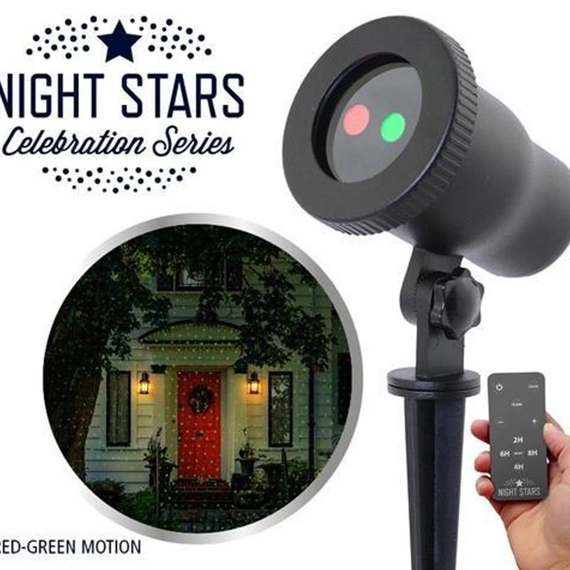 Night Stars Prikspot - Laser Light - Feestverlichting - Led Projector Cheap