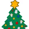 Bambolino Nijntje Kerstboom Vilt, In Bewaarkoffer Afmeting 75X100 Cm 20-Delig, Home Deco Kerst - Toys New