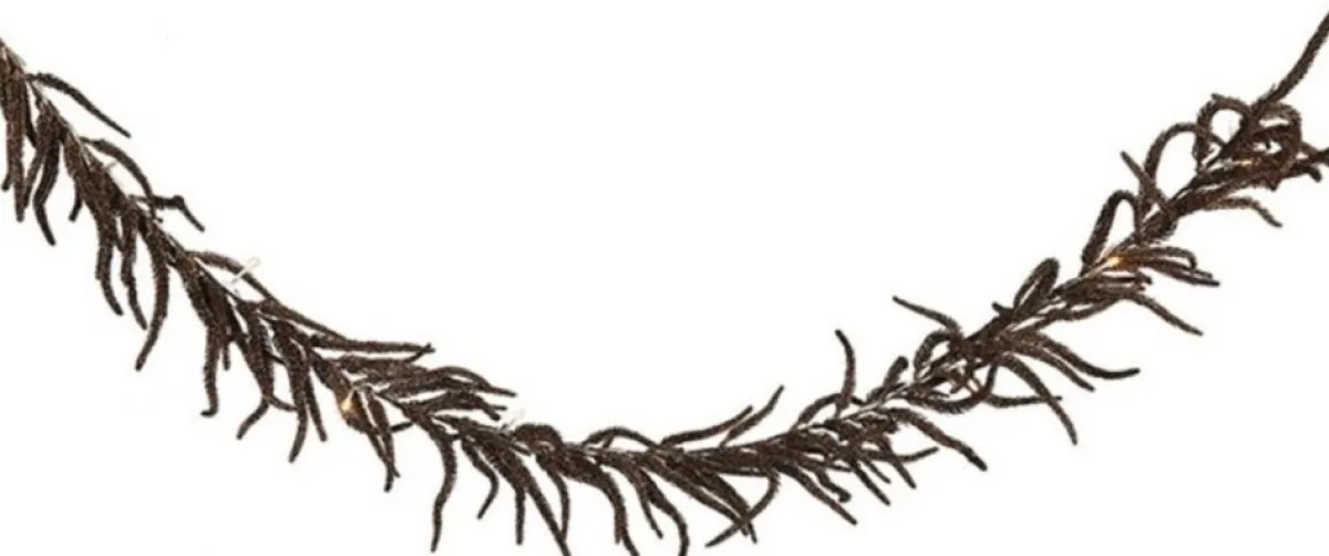 Non Branded Guirlandes>Non-Branded Guirlande Gijs Led 145 Cm Zijde Donkerbruin