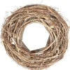 Non Branded Kerstkransen>Non-Branded Kerstkrans Brendy 7 X 30 Cm Hout Bruin