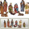 Oneiro Kerststallen>'s Luxe Kerststalfiguren 9-Delig - Kerst – Kerststal - Feestdagen - Winter - Verlichting - Binnen - Buiten – Sfeer