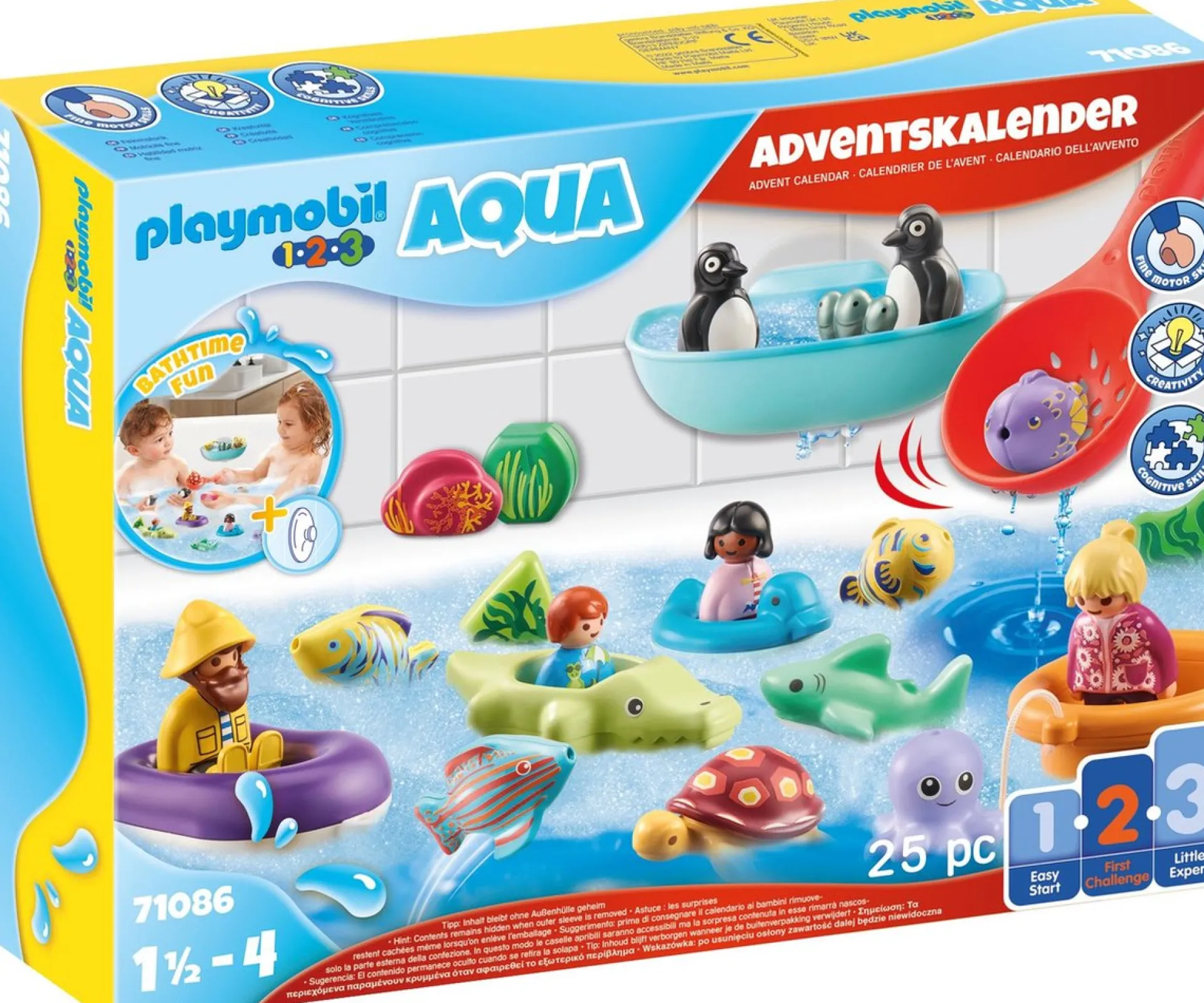 PLAYMOBIL 1.2.3 Aqua Adventskalender 2023 Badplezier - 71086 Store