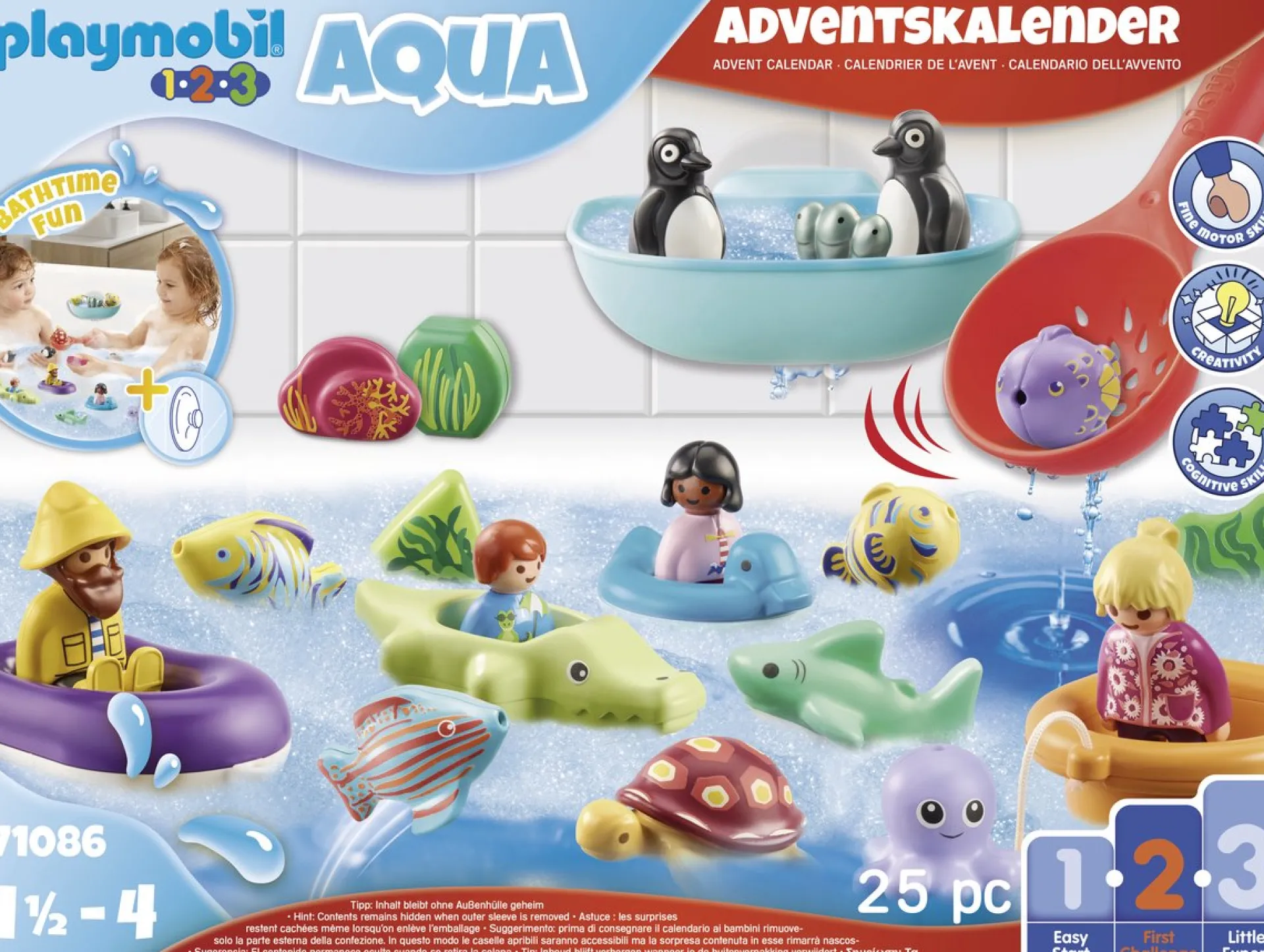 PLAYMOBIL 1.2.3 Aqua Adventskalender 2023 Badplezier - 71086 Store