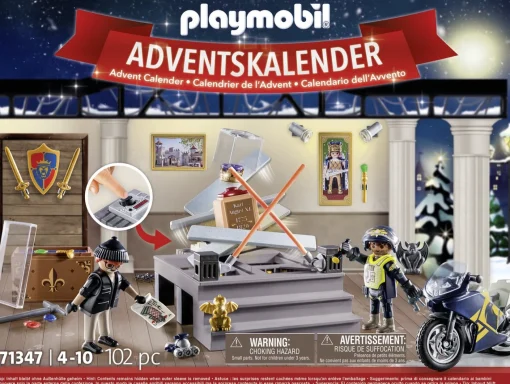 PLAYMOBIL Adventskalender 2023 Politie Museumdiefstal - 71347 Hot