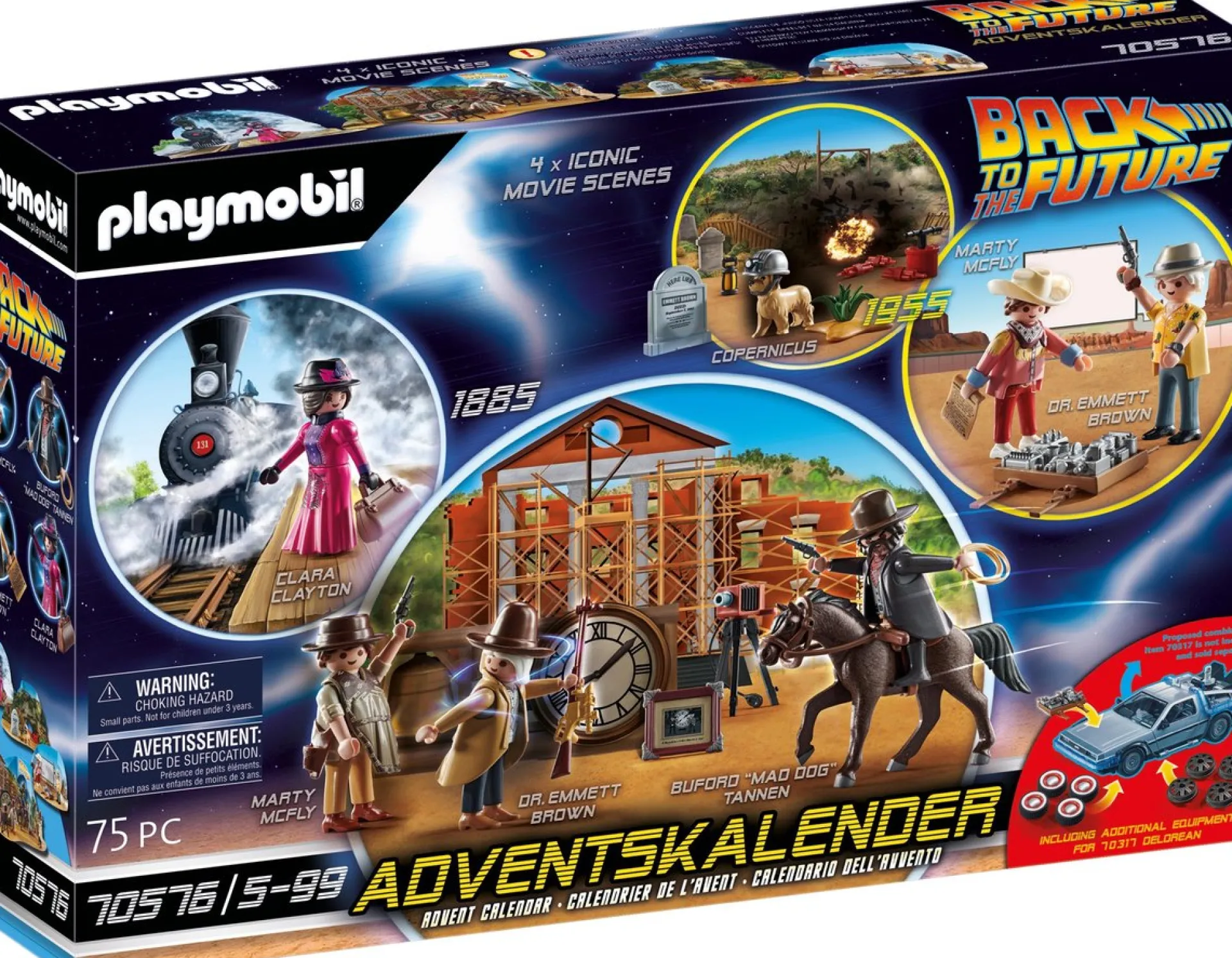 PLAYMOBIL Christmas Adventskalender "Back To The Future Deel Iii" - 70576 Store
