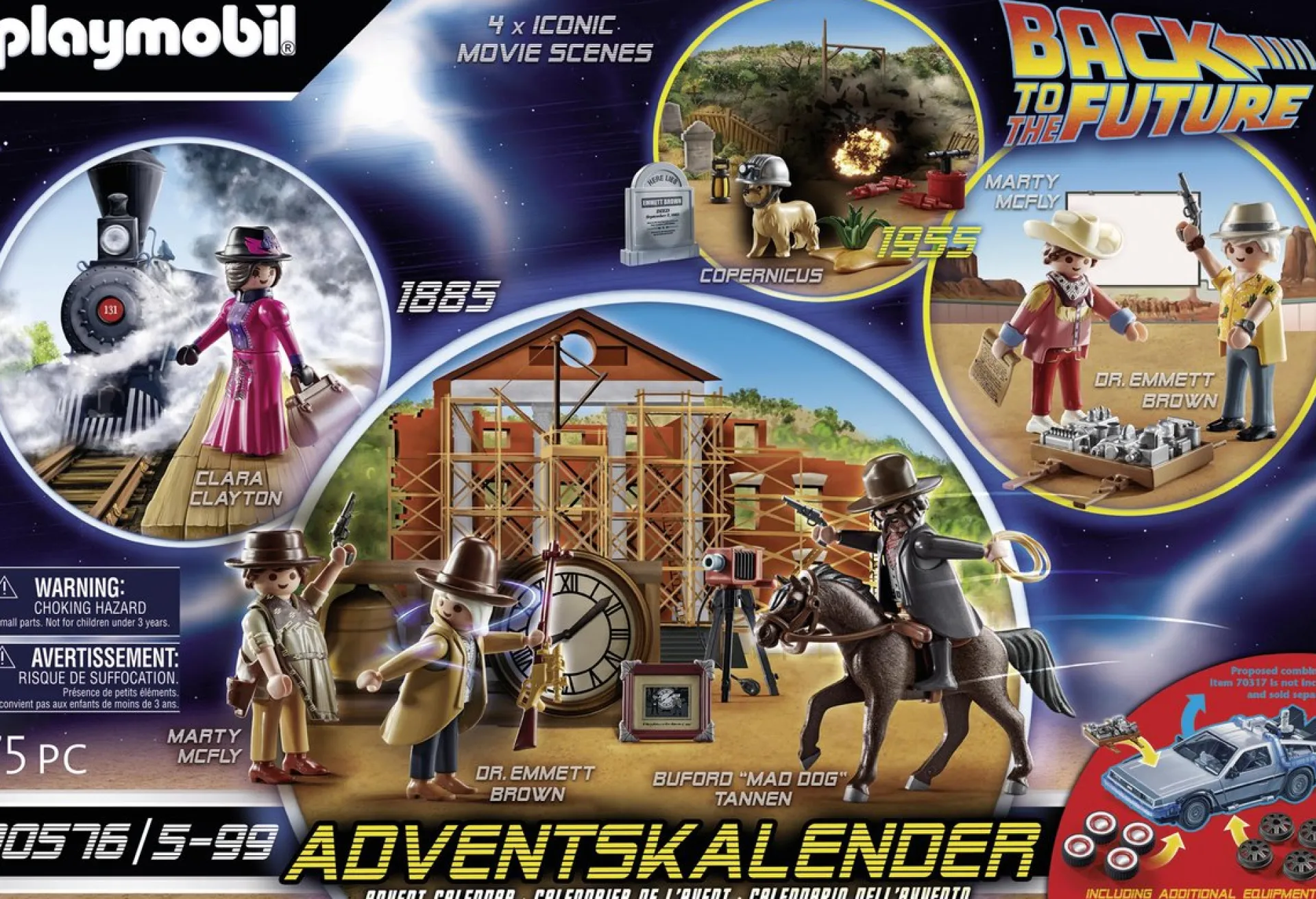 PLAYMOBIL Christmas Adventskalender "Back To The Future Deel Iii" - 70576 Store