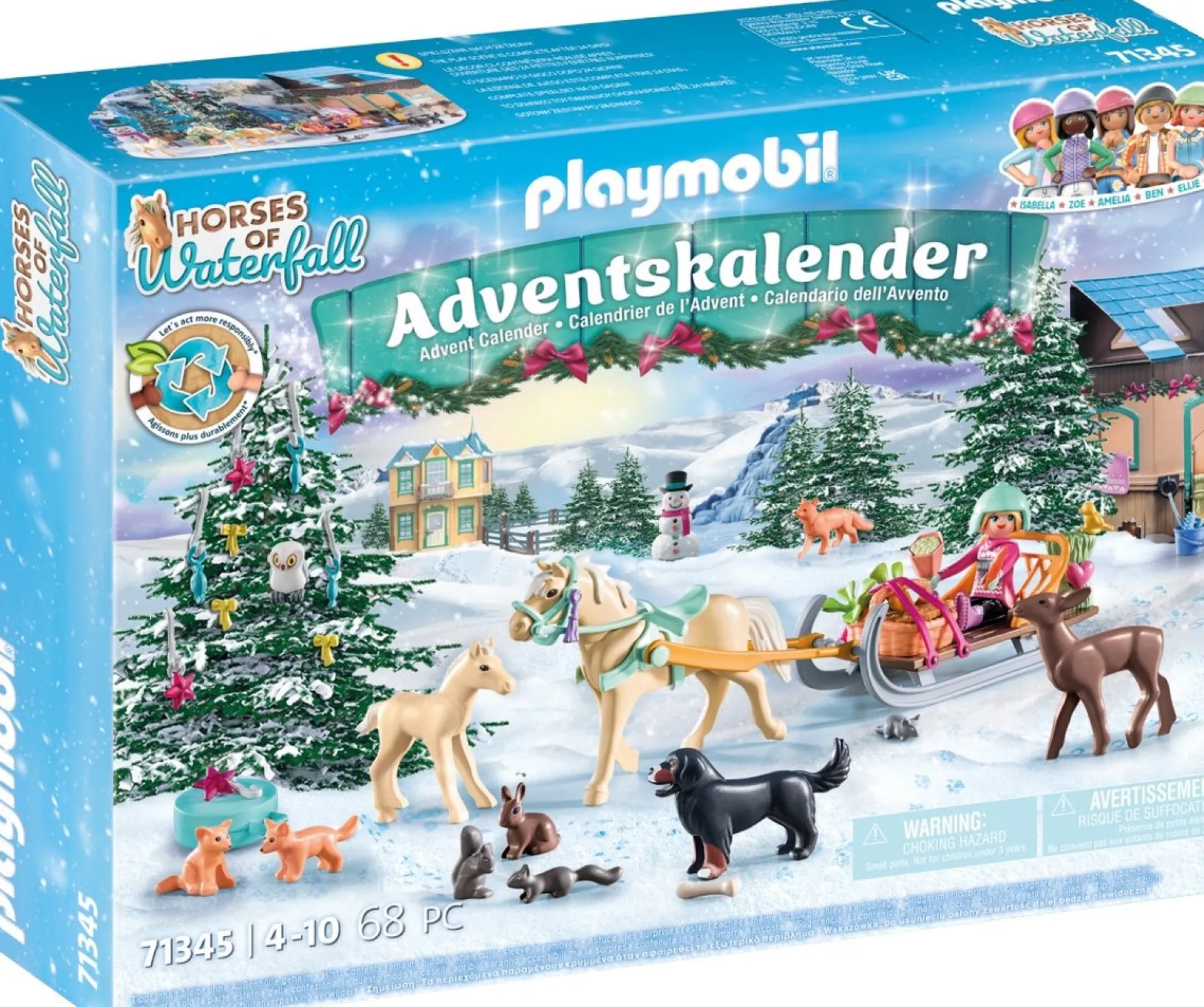 PLAYMOBIL Horses Of Waterfall Adventskalender 2023 Kerst Sleerit - 71345 Online