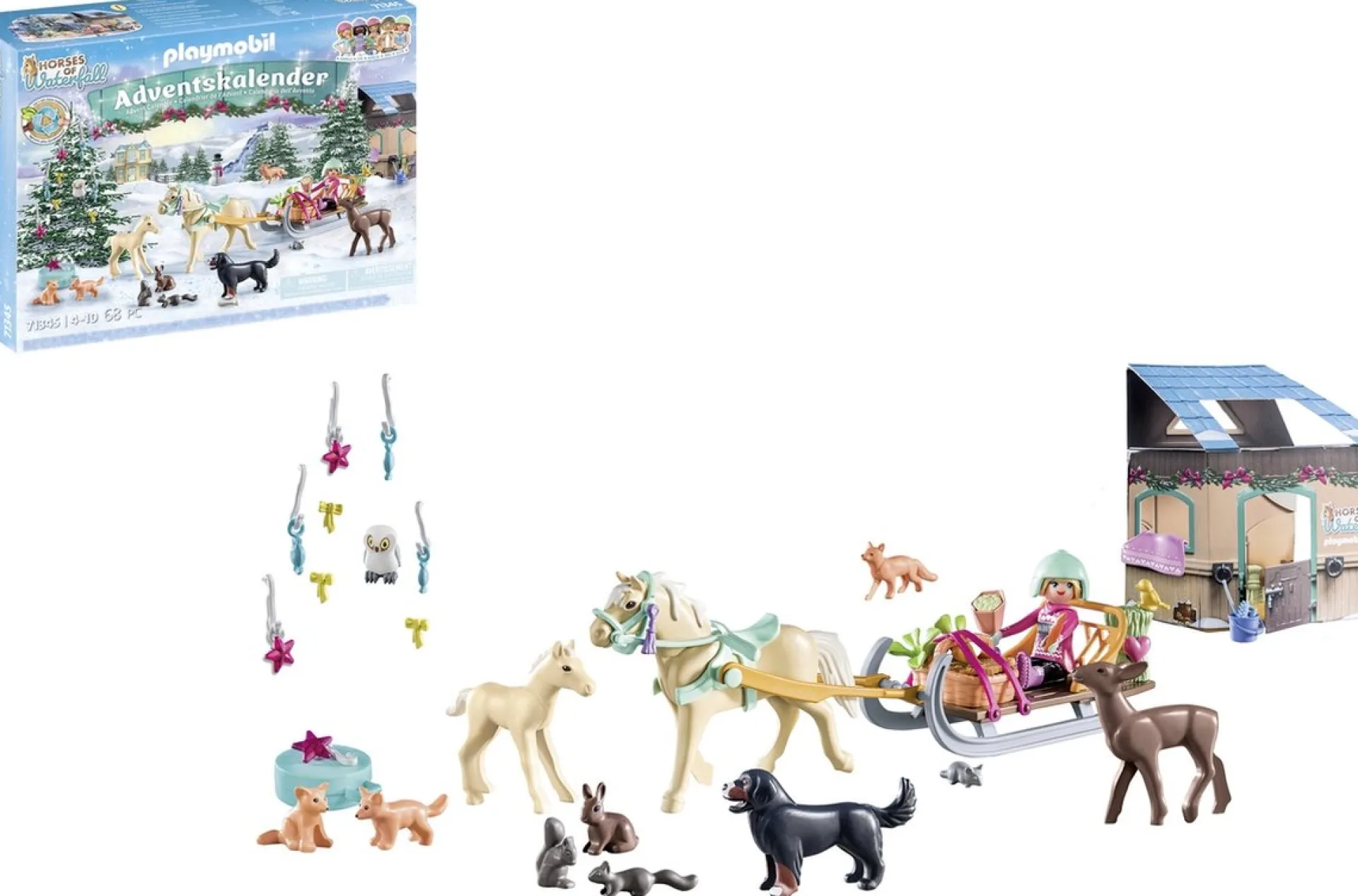 PLAYMOBIL Horses Of Waterfall Adventskalender 2023 Kerst Sleerit - 71345 Online