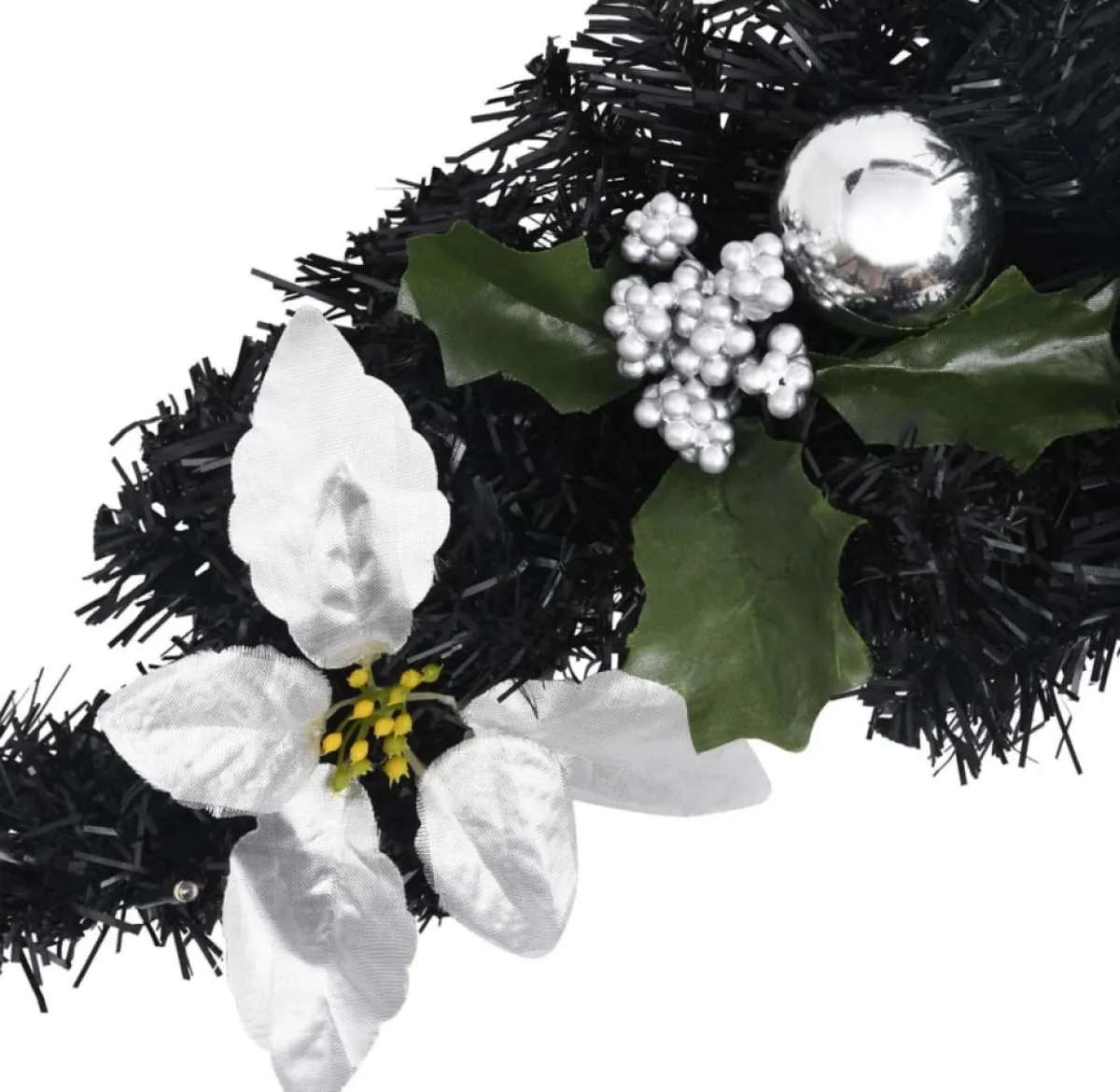 Prolenta Premium Guirlandes> - Kerstboog Met Led-Lampjes 90 Cm Pvc Zwart