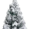 ForYou Prolenta Premium - Kerstboom Met Led's En Sneeuwvlokken Smal 180 Cm Pvc Groen Online