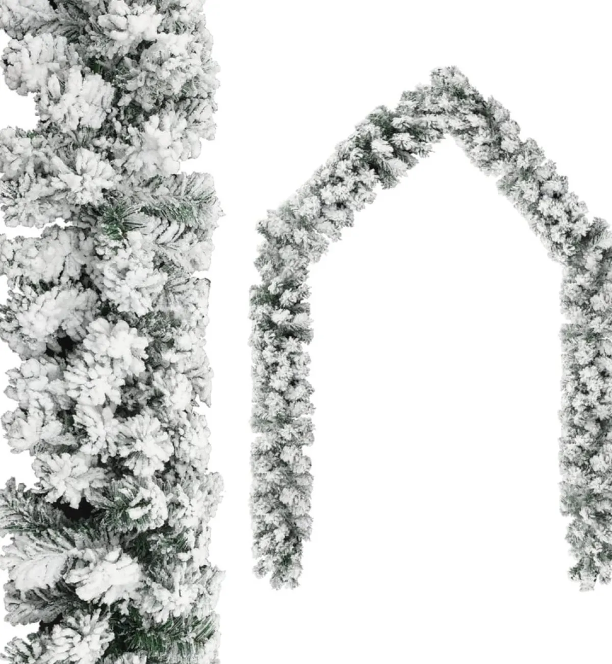 ForYou Guirlandes>Prolenta Premium - Kerstslinger Met Led's En Sneeuwvlokken 5 M Pvc Groen