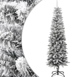 ForYou Prolenta Premium - Kunstkerstboom Met Sneeuw Smal 180 Cm Pvc En Pe Cheap