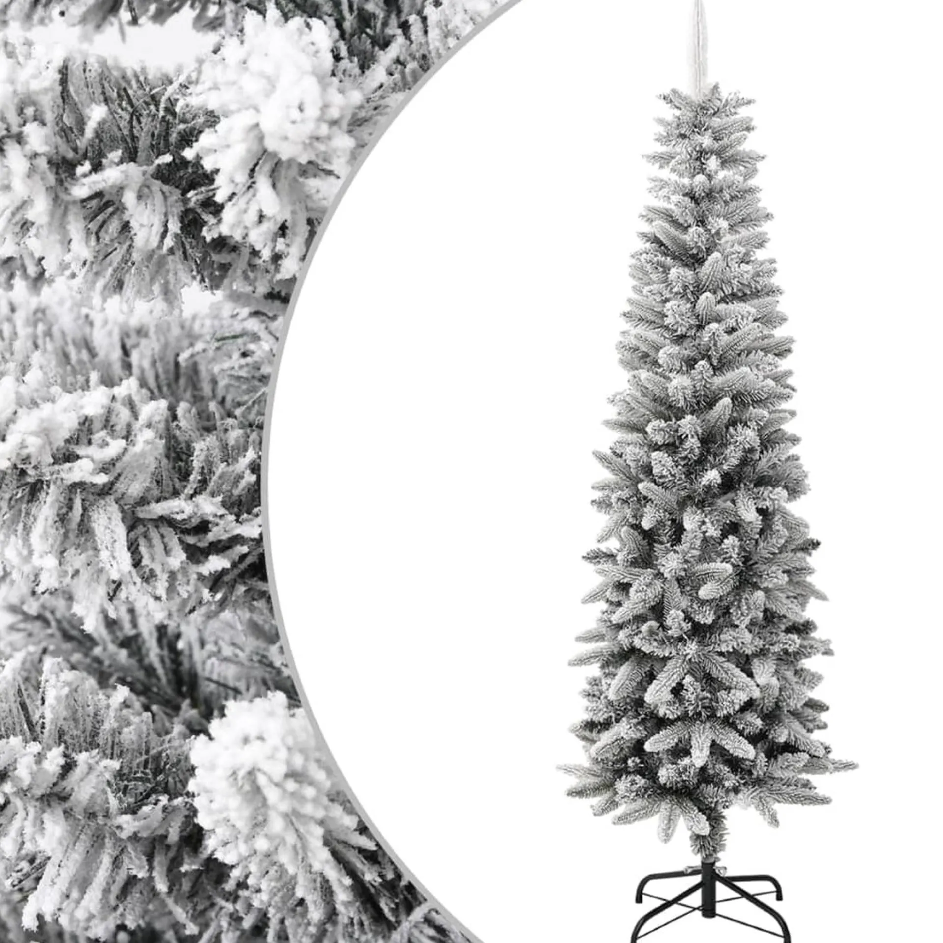 ForYou Prolenta Premium - Kunstkerstboom Met Sneeuw Smal 180 Cm Pvc En Pe Cheap