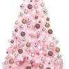 ForYou Prolenta Premium - Kunstkerstboom Met Led's En Kerstballen 240 Cm Pvc Roze Discount