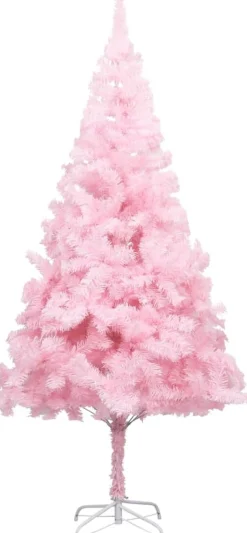 ForYou Prolenta Premium - Kunstkerstboom Met Led's En Kerstballen 240 Cm Pvc Roze Discount