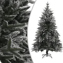 ForYou Prolenta Premium - Kunstkerstboom Met Led's En Sneeuw 120 Cm Pvc En Pe Fashion