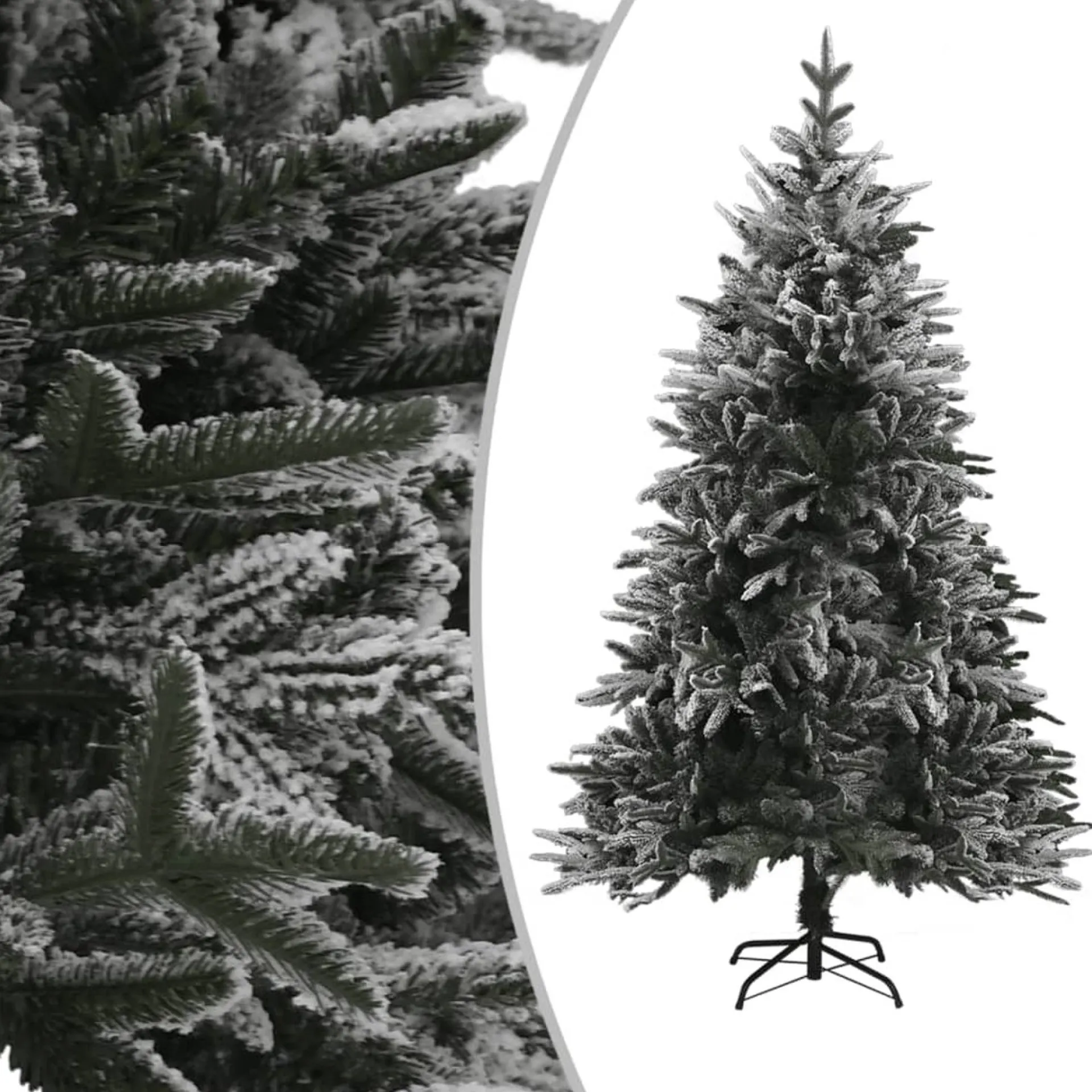 ForYou Prolenta Premium - Kunstkerstboom Met Led's En Sneeuw 120 Cm Pvc En Pe Fashion