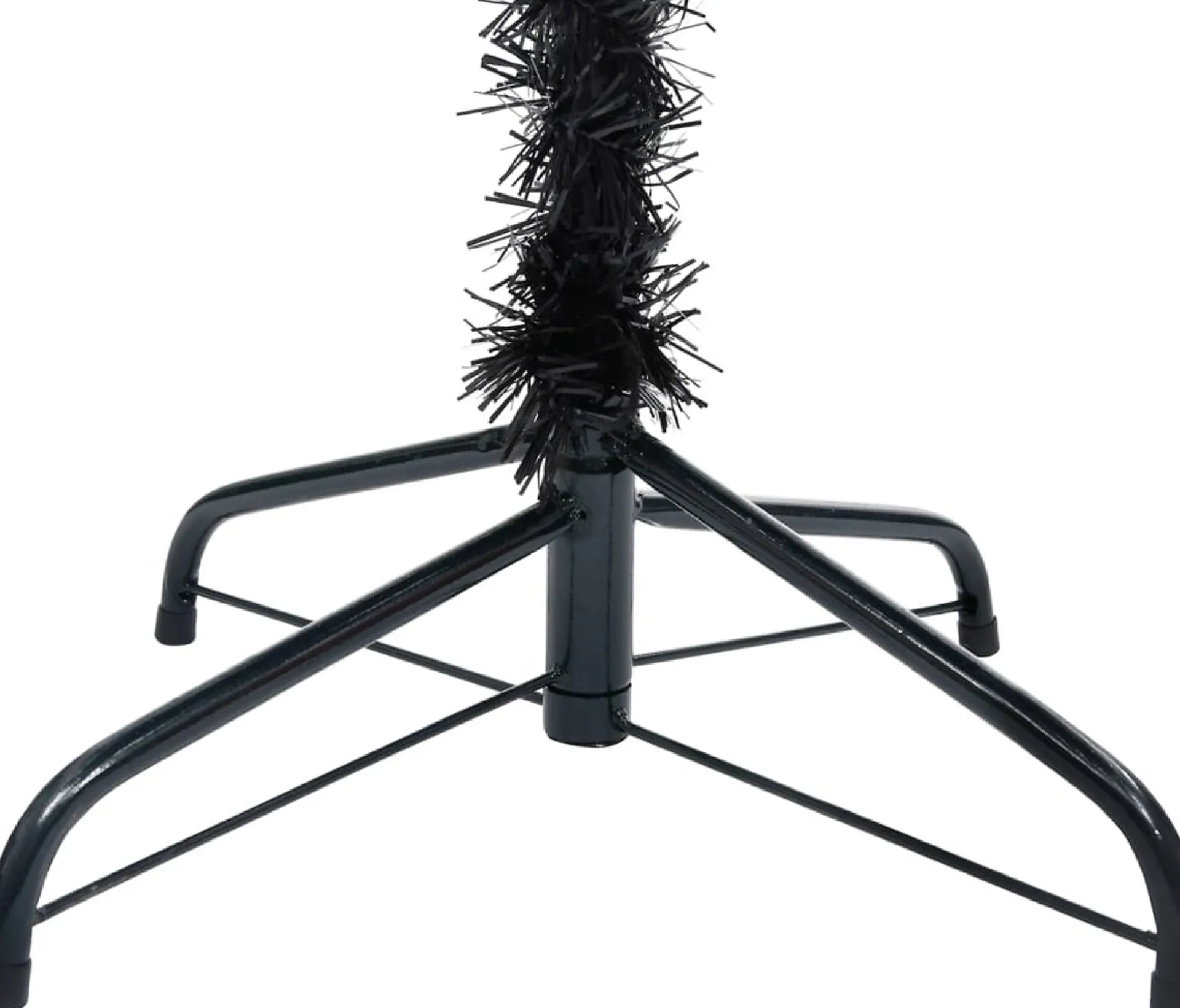 ForYou Prolenta Premium - Kunstkerstboom Met Led's En Standaard 120 Cm Pvc Zwart Outlet