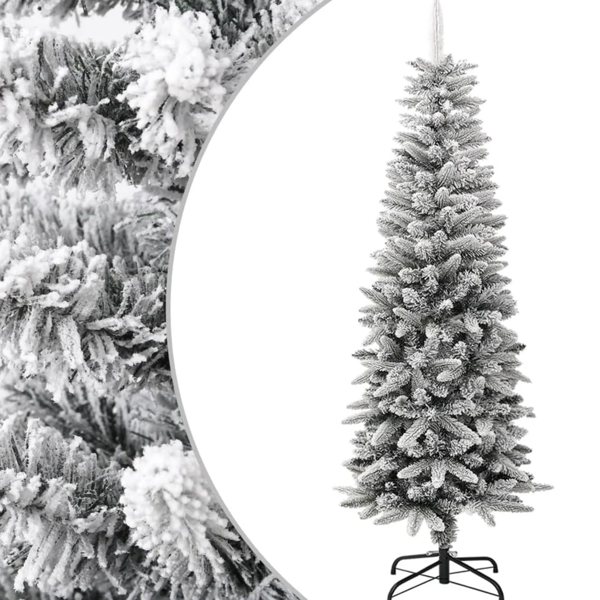 ForYou Prolenta Premium - Kunstkerstboom Met Sneeuw Smal 150 Cm Pvc En Pe Best Sale