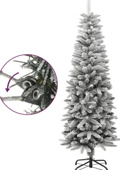 ForYou Prolenta Premium - Kunstkerstboom Met Sneeuw Smal 150 Cm Pvc En Pe Best Sale