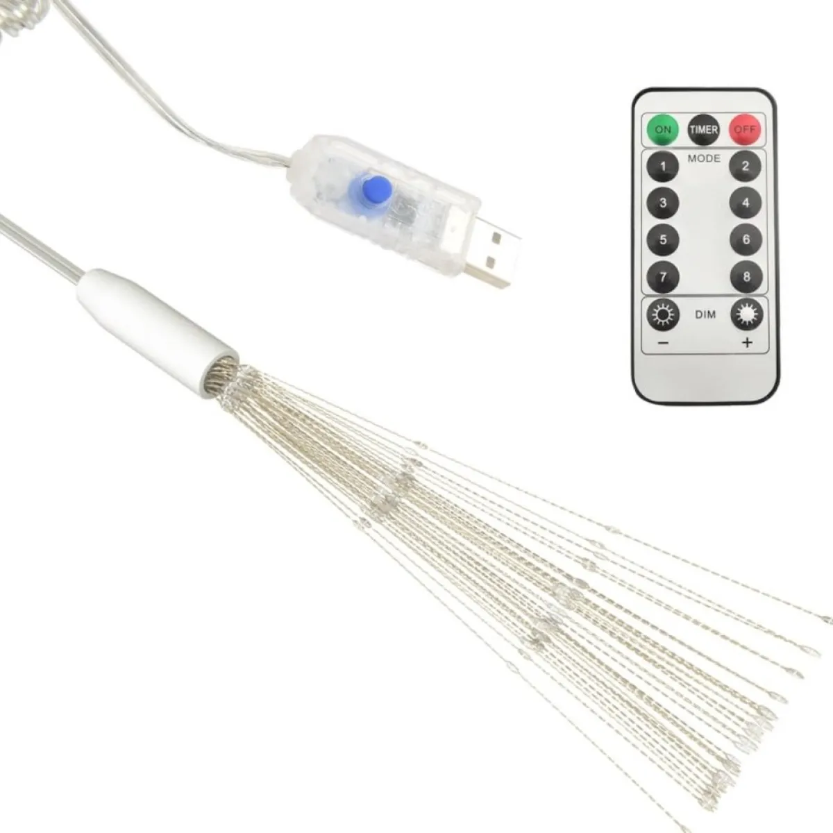 Prolenta Premium Kerststukjes> 2 St Kerstverlichting Vuurwerk 280 Led's Buiten 20 Cm Koudwit