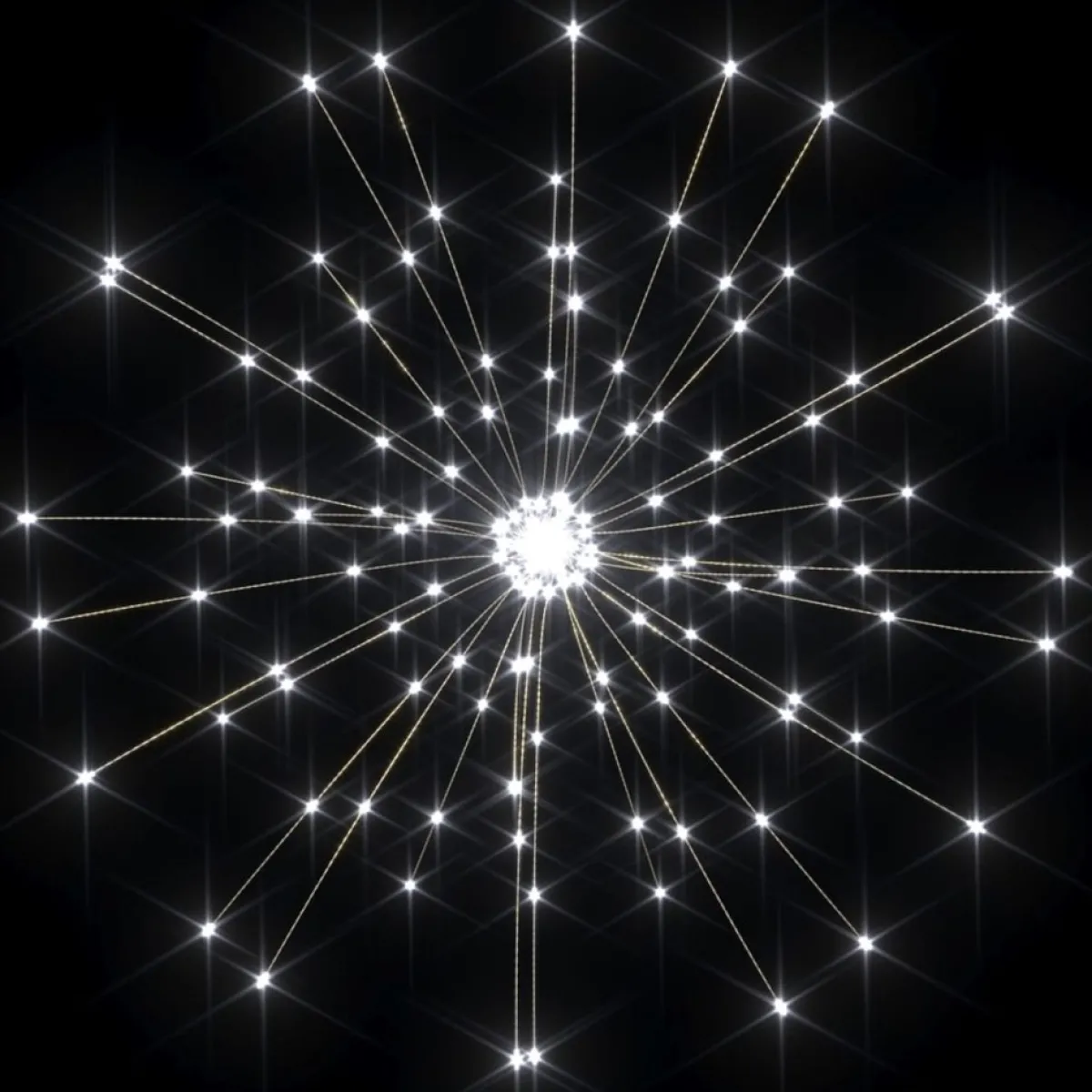 Prolenta Premium Kerststukjes> 2 St Kerstverlichting Vuurwerk 280 Led's Buiten 20 Cm Koudwit