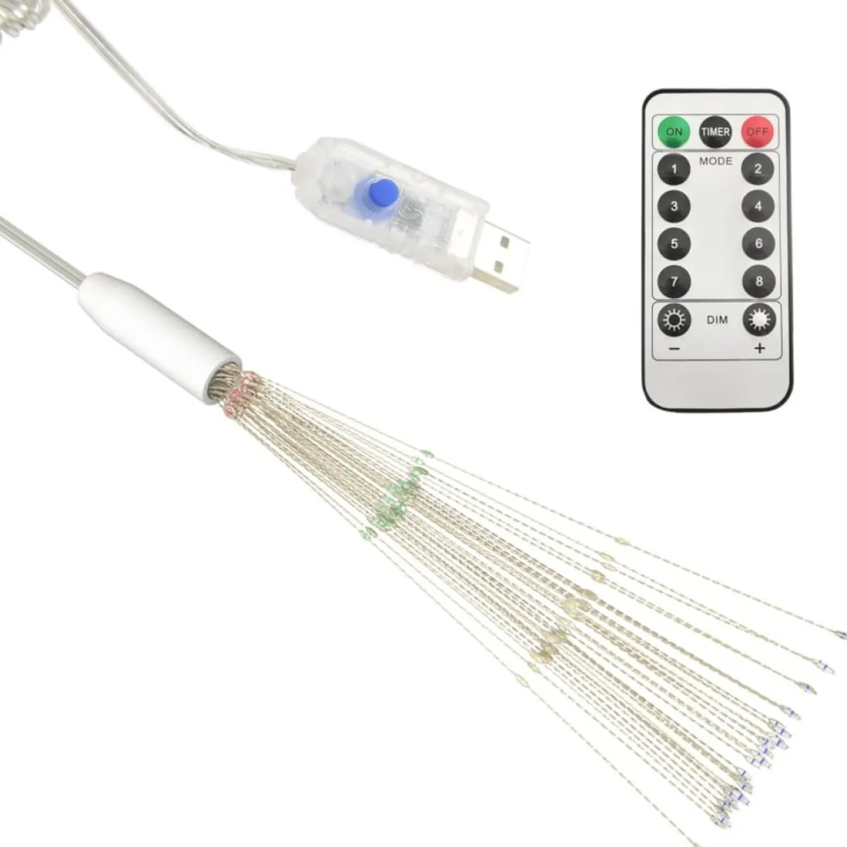 Prolenta Premium Kerststukjes> 4 St Kerstverlichting Vuurwerk 560 Led's 20 Cm Meerkleurig