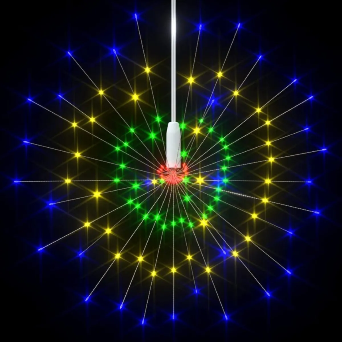 Prolenta Premium Kerststukjes> 4 St Kerstverlichting Vuurwerk 560 Led's 20 Cm Meerkleurig