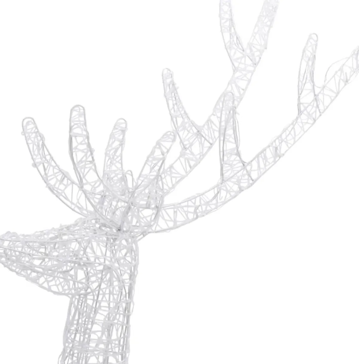 Prolenta Premium Kerststukjes> Kerstdecoratie Rendier 250 Led's Meerkleurig 180 Cm Acryl