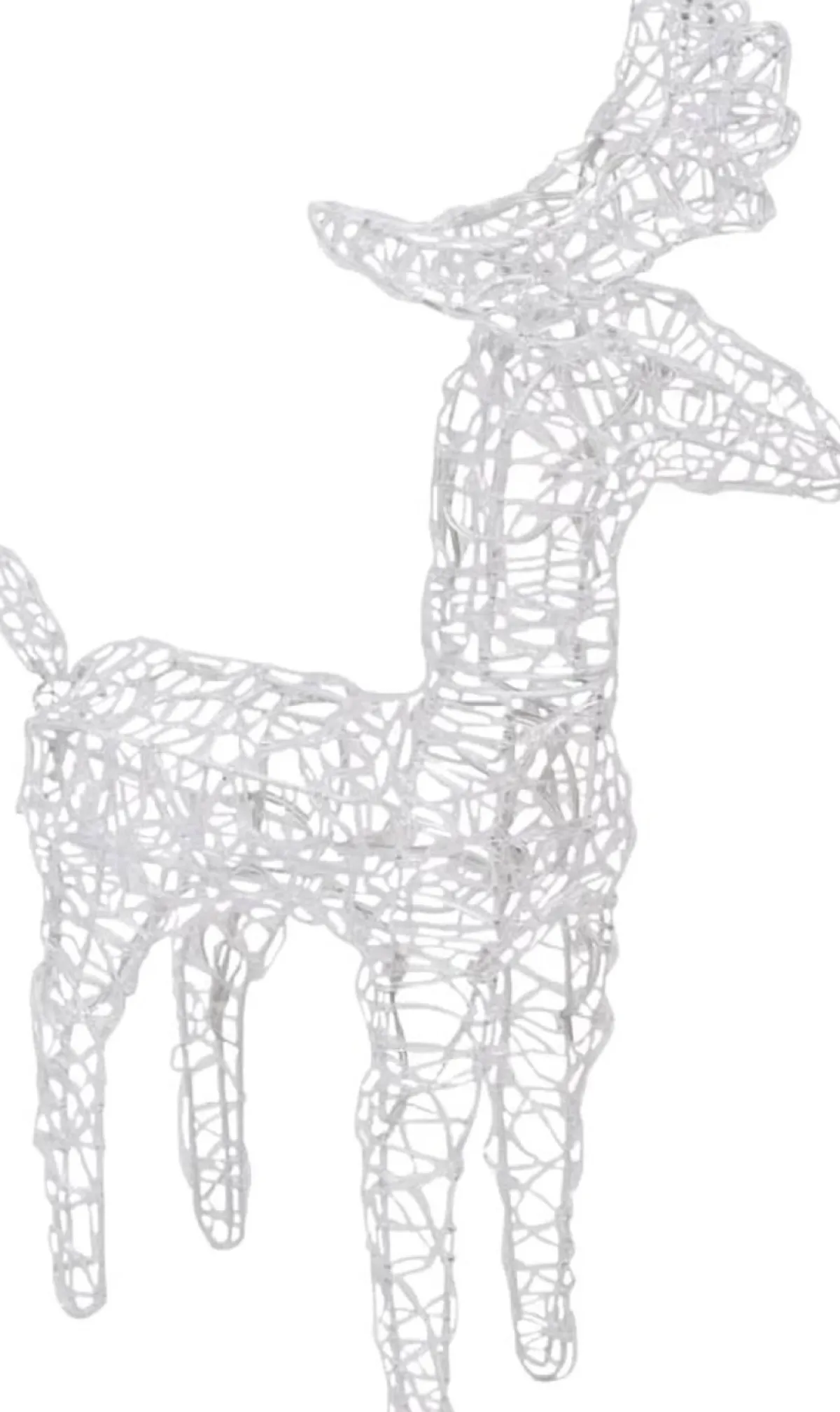 Prolenta Premium Kerststukjes> Kerstdecoratie Rendieren En Slee 280X28X55 Cm Acryl