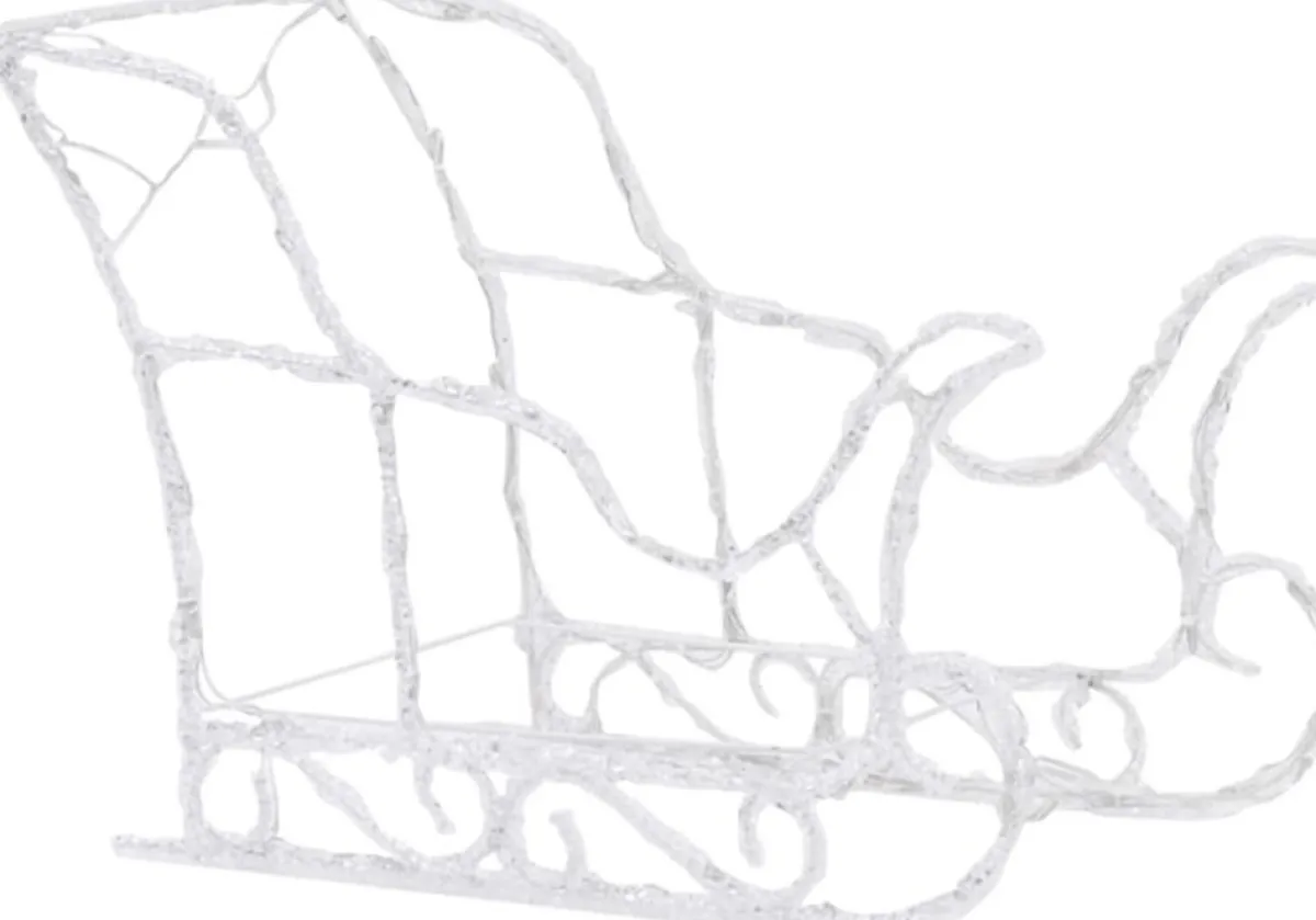 Prolenta Premium Kerststukjes> Kerstdecoratie Rendieren En Slee 280X28X55 Cm Acryl