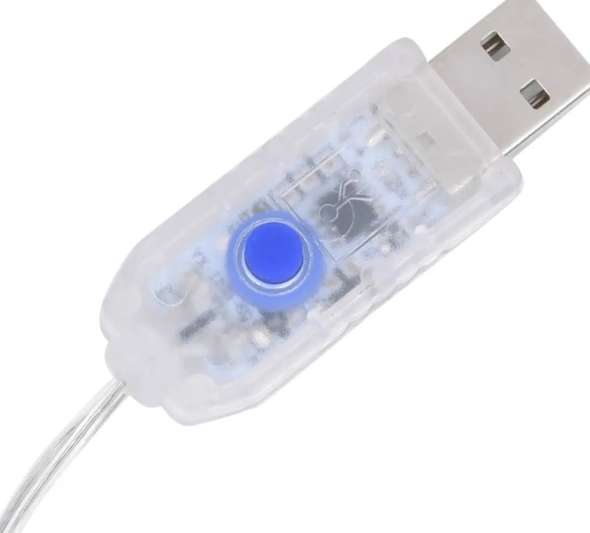 Prolenta Premium Kerststukjes> Lichtslinger Ster En Maan 138 Led's Meerkleurig