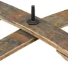 Quictreestand Quicktreestand, Kerstboom Standaard, Houten, Whiskey Duigen, Met Pin, Voor Voorgeboorde Kerstbomen Outlet
