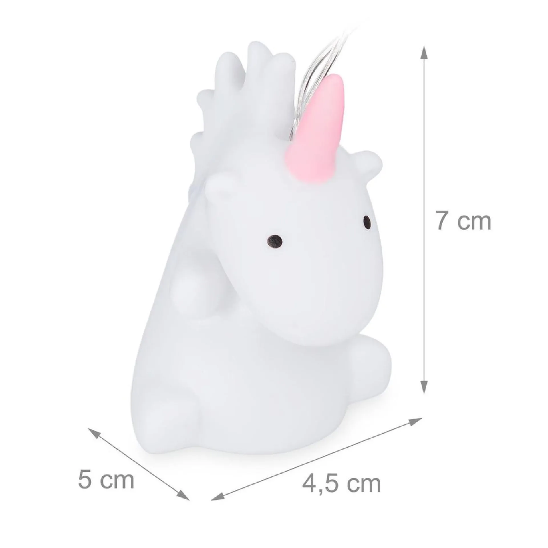 Relaxdays Eenhoorn Lichtsnoer - Led - Lichtslang - Lichtslinger - Nachtlamp - Batterijen Hot