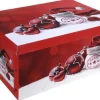 Merkloos Rode Kerstballen/Kerstversiering Opbergbox 51 X 37 Cm Cheap