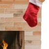 Decoris Kerstsokken>Rode Pluche Kerstsok 40 Cm
