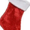 Decoris Kerstsokken>Rode Pluche Kerstsok 40 Cm