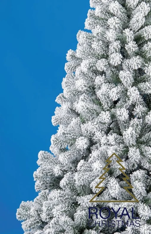Royal Christmas - Flock Kunstkerstboom Promo - 210 Cm - Besneeuwd Cheap