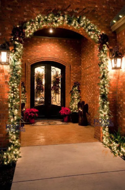 Royal Christmas Guirlandes> - Guirlande Met 70 Warm Led Lampjes Geintegreerd - Lengte 540 Cm - 400 Takken - Extra Vol
