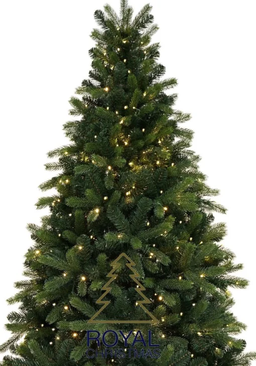 Royal Christmas - Kunstkerstboom - Bogota Pe / Pvc Smart - 400 Led Lampjes - 210 Cm - 1687 Takken - Groen Online
