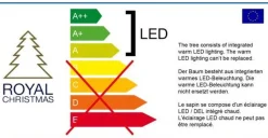 Royal Christmas - Kunstkerstboom - Norway Spruce Pe/Pvc - 450 Led Lampjes - Fbu - 210 Cm Online