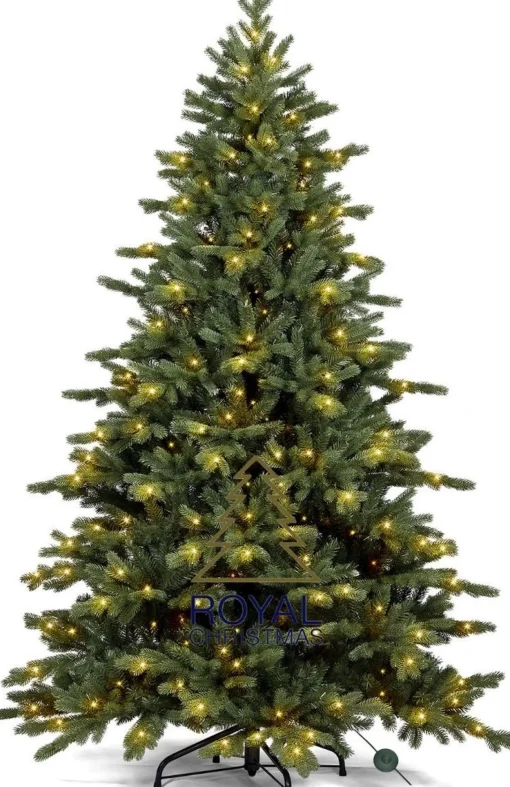 Royal Christmas - Kunstkerstboom - Spitsbergen Groen Met Led-Verlichting - Inclusief Smart Adapter 240 Cm Outlet