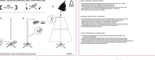 Royal Christmas - Kunstkerstboom - Rockford Spruce - 180 Cm - Pvc - 886 Takken - Zonder Verlichting Clearance