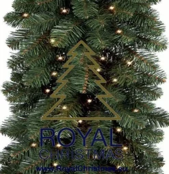 Royal Christmas Guirlandes></noscript> - 1X Kerstguirlande Pvc 540 Cm - 200 Led Lampjes - Extra Vol 600 Takken - Lengte 540 Cm - Max. 3X Koppelbaar - 600 Takken