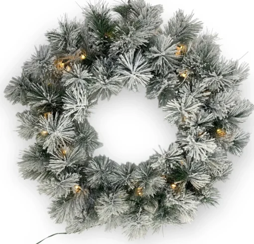 Royal Christmas Kerstkransen> Kerstkrans Chicago O120 Cm | Inclusief Led-Verlichting