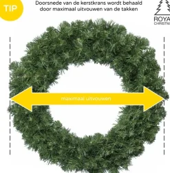 Royal Christmas Kerstkransen></noscript> Kerstkrans Washington O60 Cm